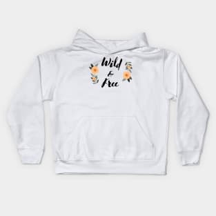 wild and free Kids Hoodie